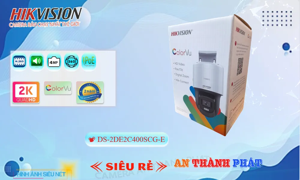 DS-2DE2C400SCG-E Camera Hikvision Chức Năng Cao Cấp