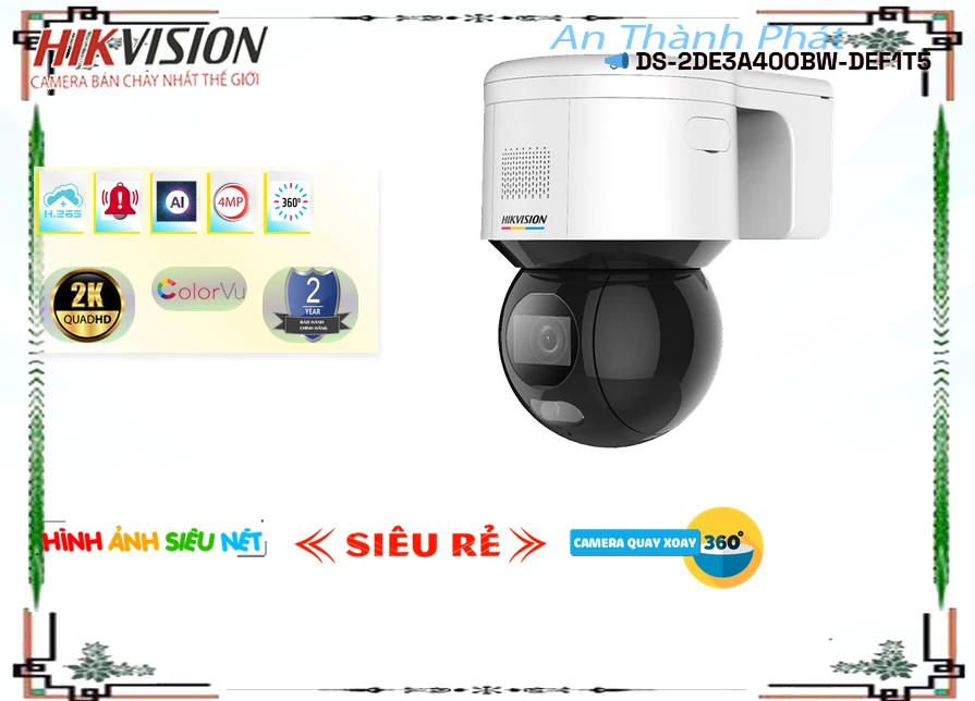 DS 2DE3A400BW DEF1T5,Camera Hikvision DS-2DE3A400BW-DEF1T5,DS-2DE3A400BW-DEF1T5 Giá rẻ, Công Nghệ IP