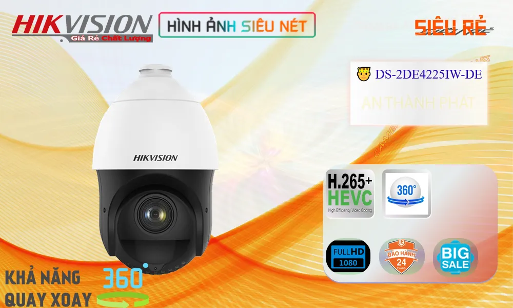 DS-2DE4225IW-DE Camera Thiết kế Đẹp Hikvision
