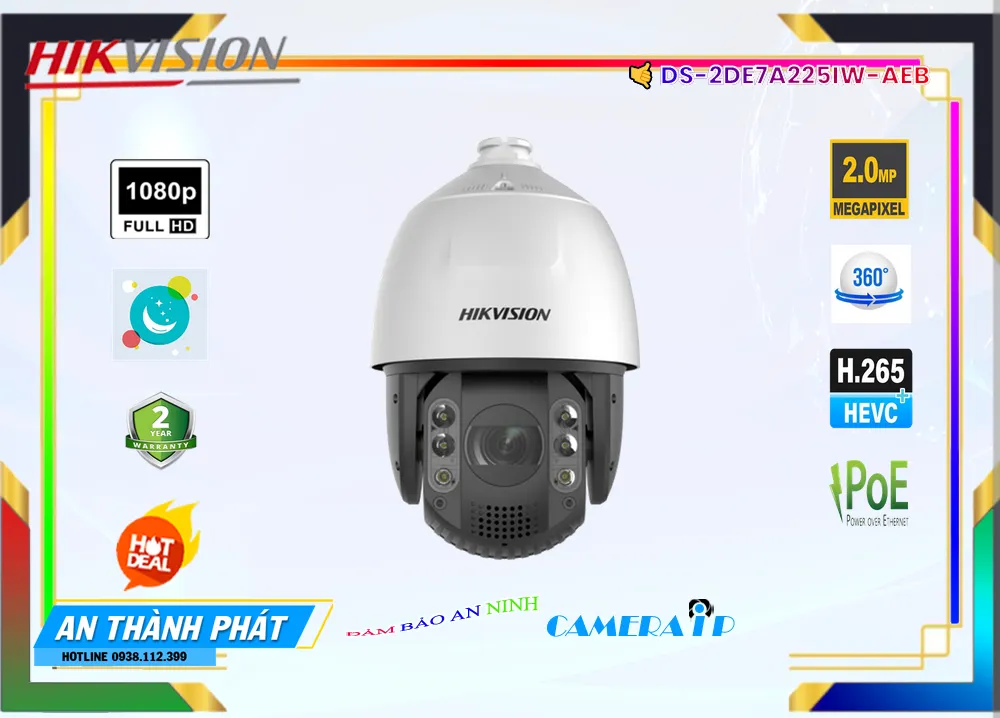 Camera DS-2DE7A225IW-AEB Hikvision