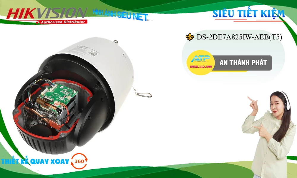DS-2DE7A825IW-AEB(T5) Camera Thiết kế Đẹp Hikvision ✅