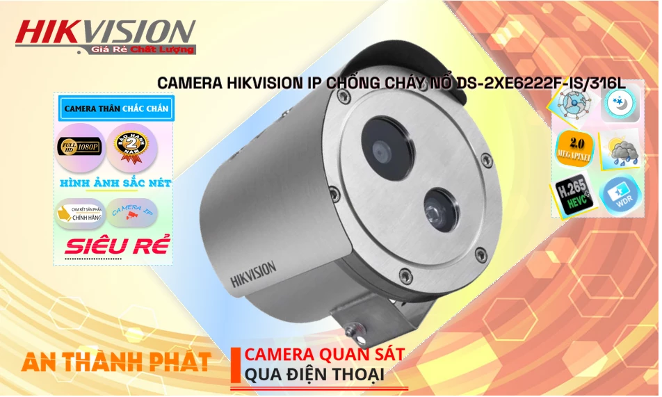 Camera DS-2XE6222F-IS/316L Hikvision