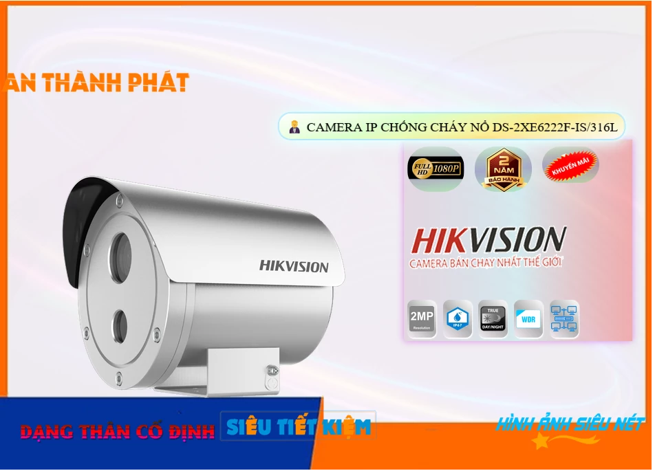 Camera DS-2XE6222F-IS/316L Hikvision