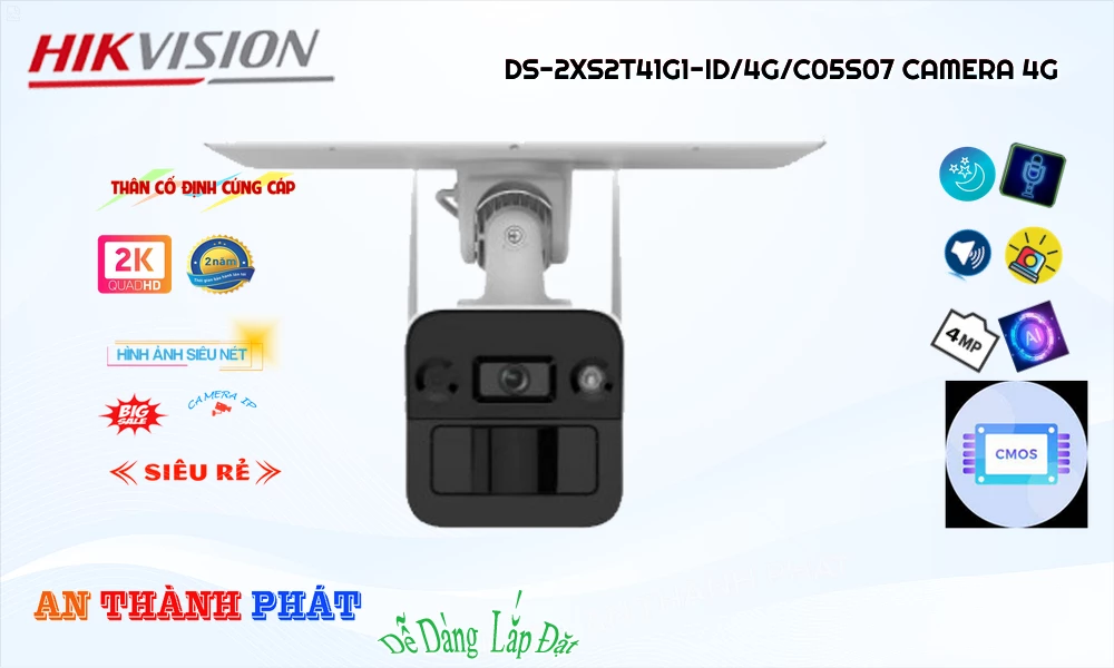 Camera DS-2XS2T41G1-ID/4G/C05S07 Hikvision