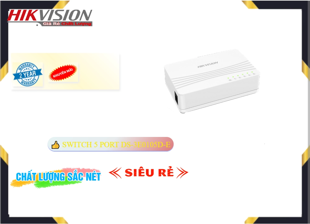 Switch chia mạng  DS-3E0105D-E