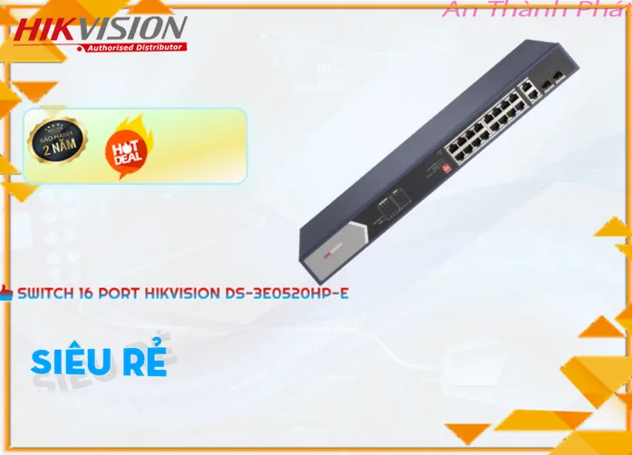 Switch Hikvision 16 cổng DS-3E0520HP-E
