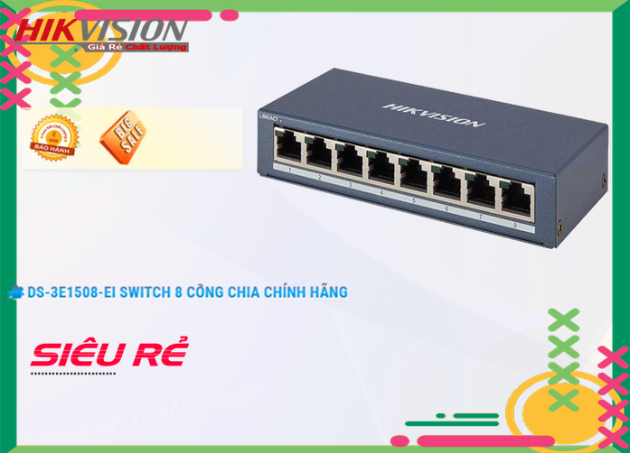 Switch Thiết bị nối mạng   Hikvision DS-3E1508-EI