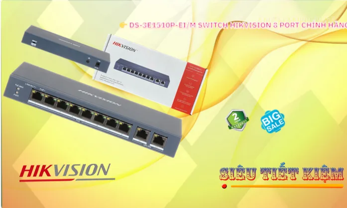 Switch Hikvision DS-3E1510P-EI/M