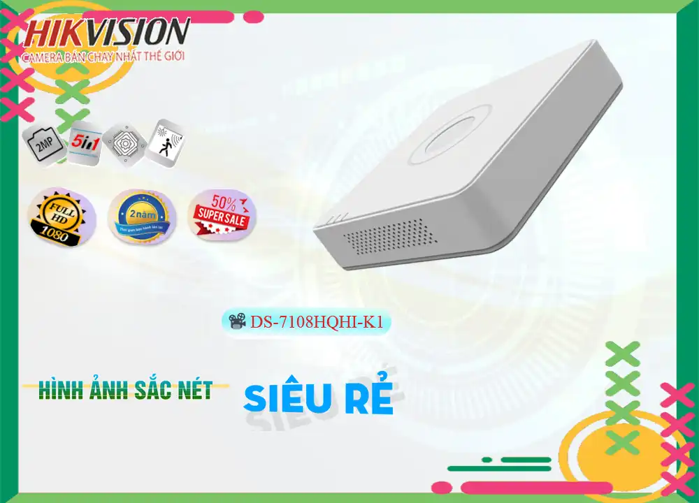 Đầu Thu KTS Hãng Hikvision DS-7108HQHI-K1