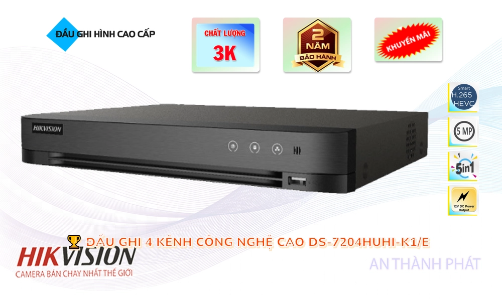 Đầu ghi Hikvision DS-7204HUHI-K1/E Tiết Kiệm