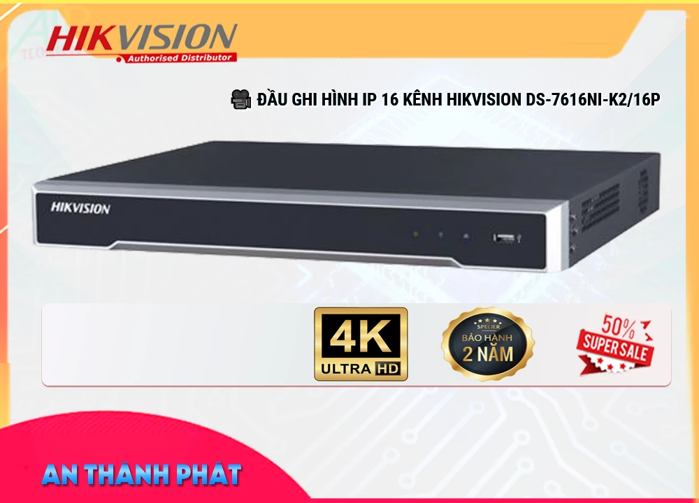 Đầu Ghi Camera Hikvision DS-7616NI-K2/16P,thông số DS-7616NI-K2/16P,DS 7616NI K2/16P,Chất Lượng