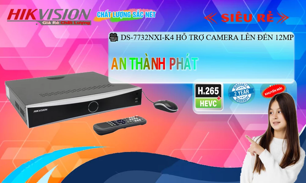 Đầu Ghi Camera DS-7732NXI-K4 Hikvision Với giá cạnh tranh