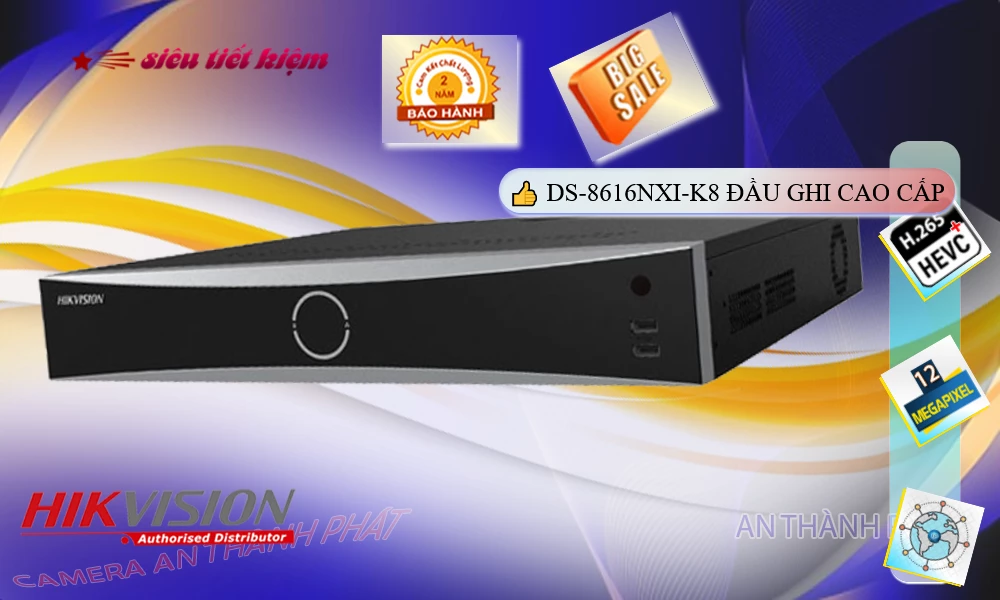 DS-8616NXI-K8 Đầu Thu Hikvision