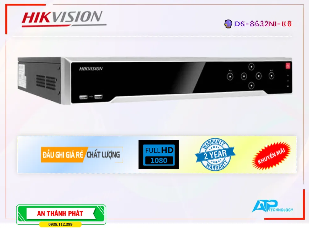 Đầu Ghi Hình Hikvision DS-8632NI-K8,Giá DS-8632NI-K8,DS-8632NI-K8 Giá Khuyến Mãi,bán Đầu ghi Hikvision DS-8632NI-K8 Mẫu