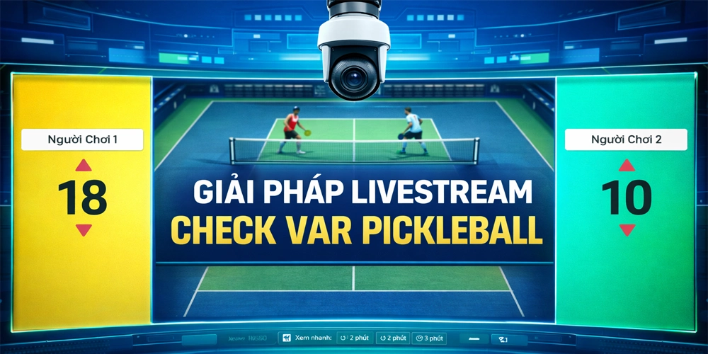 Giải Pháp Livestream Check Var Pickleball