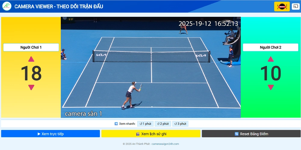 Giải Pháp Livestream Check Var Tennis