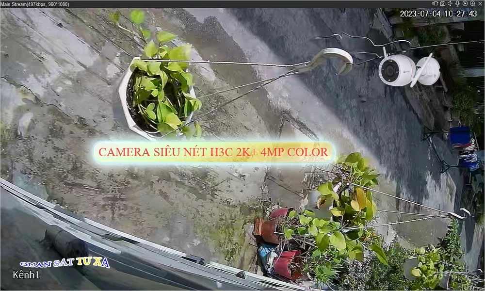 Camera Wifi Ezviz H3C 2K+ 4MP Color Mẫu Đẹp