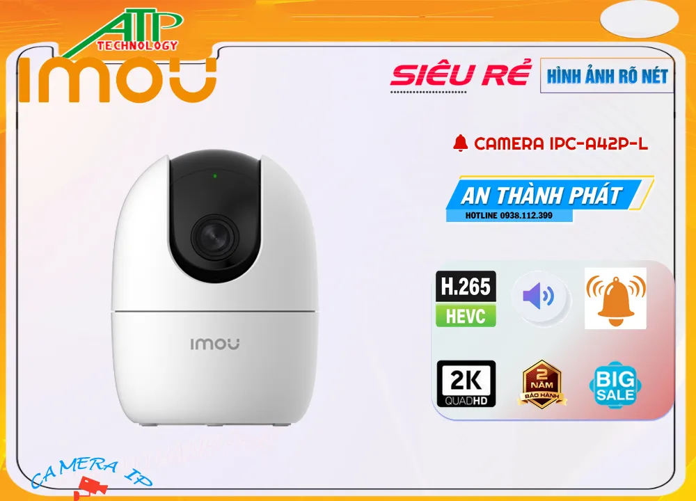 Camera An Ninh Wifi Imou IPC-A42P-L Giá rẻ ✔️