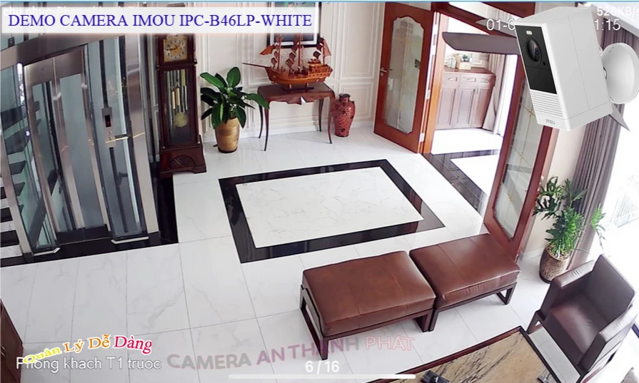 ❂  IPC-B46LP-White Wifi Imou Thiết kế Đẹp