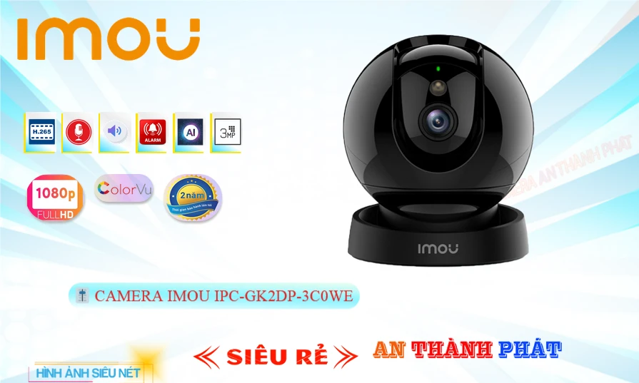 IPC-GK2DP-3C0WE Camera Với giá cạnh tranh Wifi Imou
