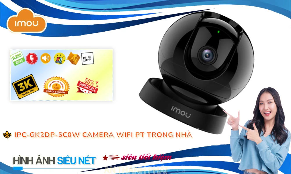 Camera IPC-GK2DP-5C0W Wifi Imou