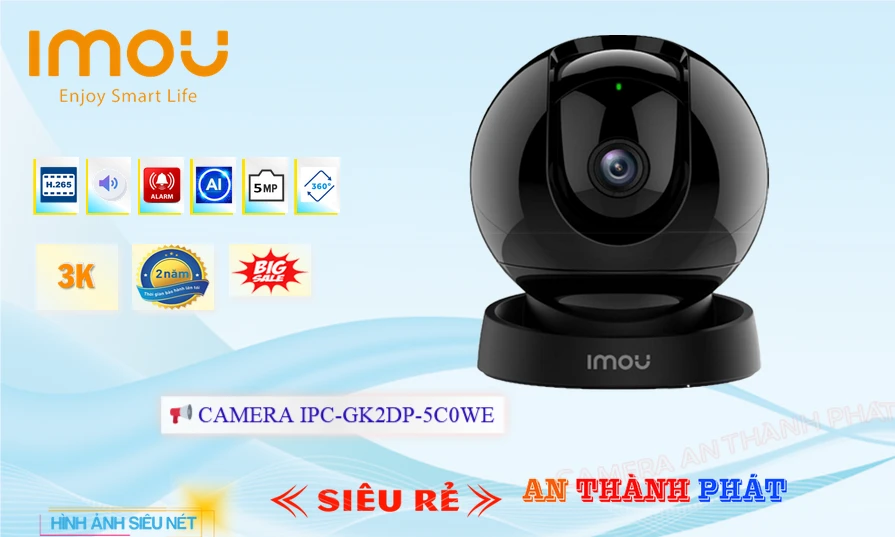 Camera IPC-GK2DP-5C0WE Wifi Imou ✪
