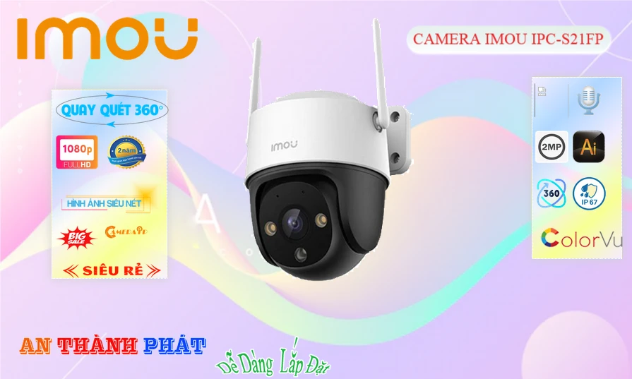✴ Camera IPC-S21FP Wifi Imou Giá rẻ