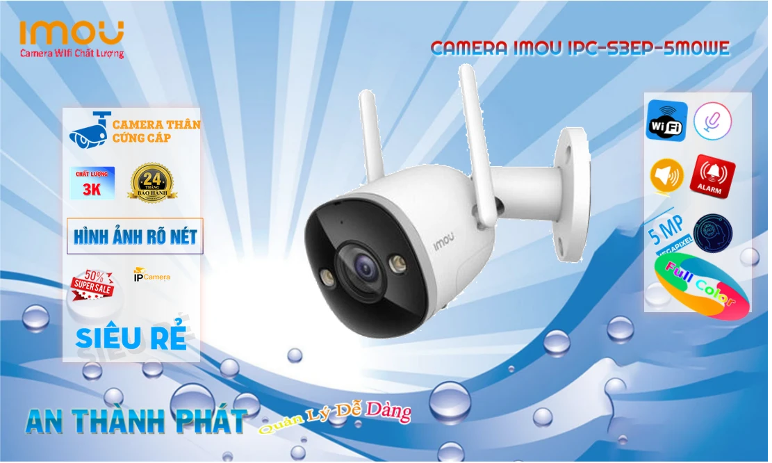Camera An Ninh Wifi Imou IPC-S3EP-5M0WE Công Nghệ Mới