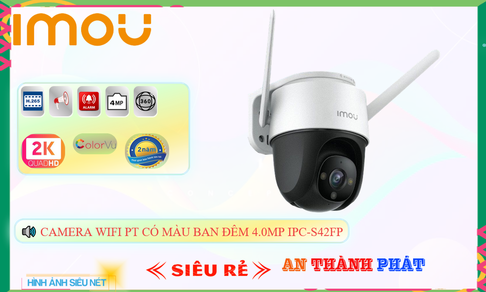 IPC-S42FP Camera Giá Rẻ Wifi Imou