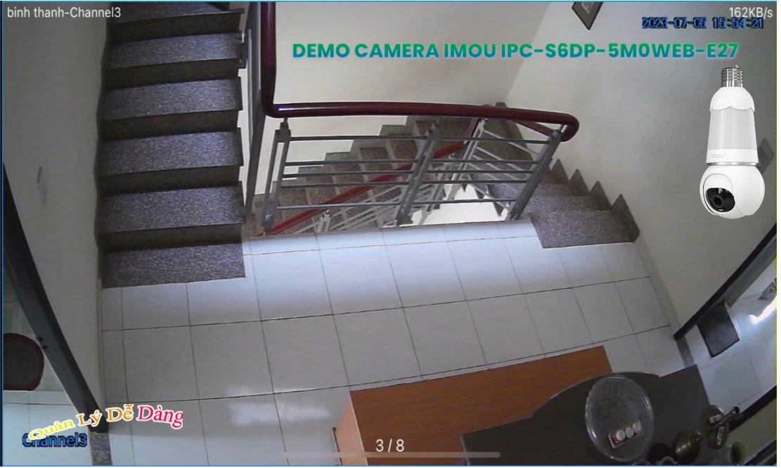 Camera Wifi Imou IPC-S6DP-5M0WEB-E27 Tiết Kiệm