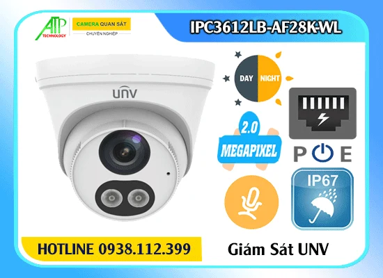 camera IPC3612LB-AF28K-WL, camera Uniview IPC3612LB-AF28K-WL, thông số IPC3612LB-AF28K-WL, thông số kỹ thuật IPC3612LB-AF28K-WL, camera IP IPC3612LB-AF28K-WL, camera quan sát IPC3612LB-AF28K-WL, camera IP Uniview IPC3612LB-AF28K-WL