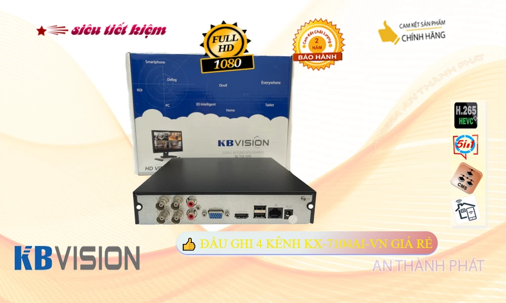 Đầu Thu KX-7104Ai-VN KBvision