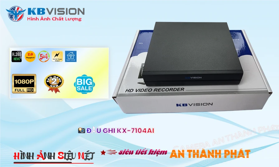 Đầu Ghi Kbvision DVR Ai 4 kênh KX-7104Ai