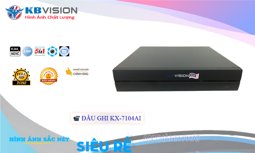 Đầu Ghi Kbvision DVR Ai 4 kênh KX-7104Ai