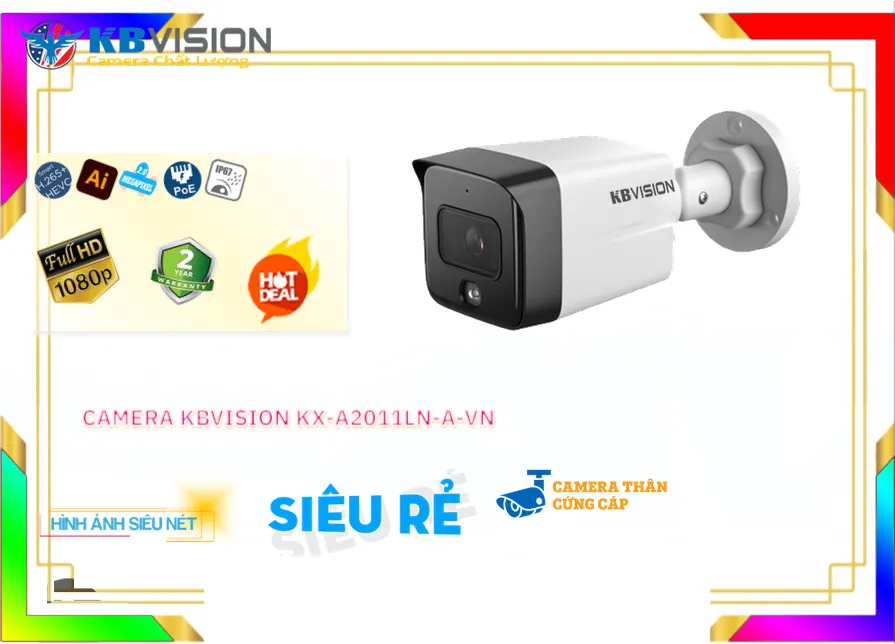 Camera Kbvision KX-A2011LN-A-VN Camera Kbvision KX-A2011LN-A-VN
