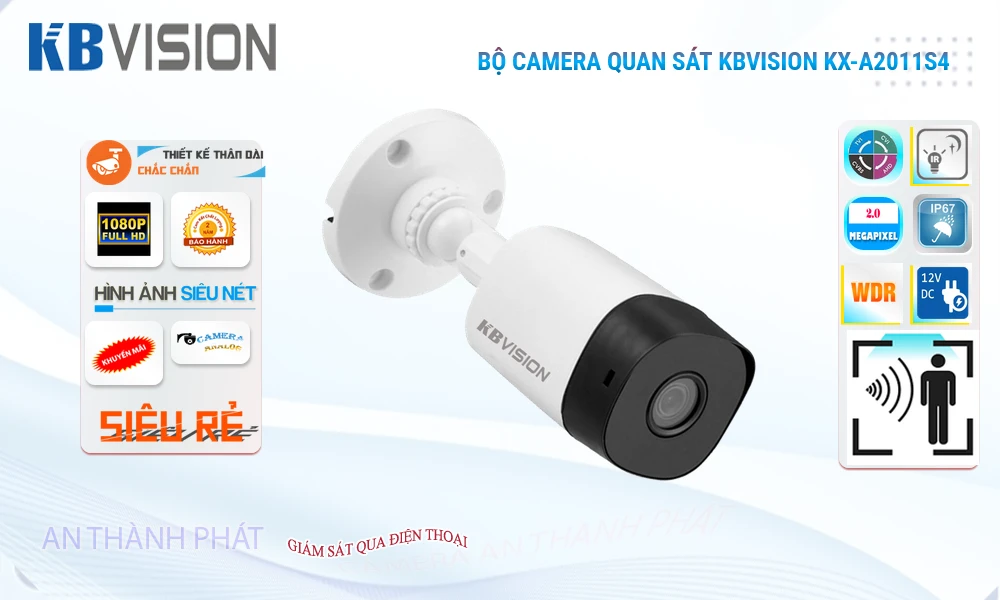 KX-A2011S4 Camera Giá Rẻ KBvision
