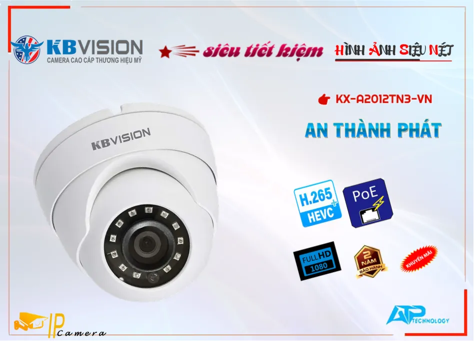 KX-A2012TN3-VN Camera KBvision Đang giảm giá ✪