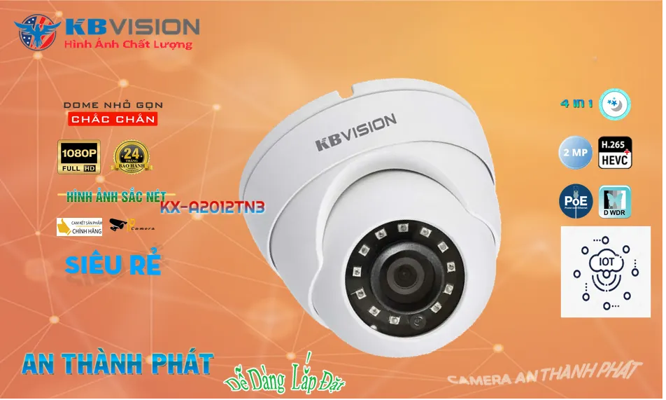 KX-A2012TN3 KBvision Với giá cạnh tranh