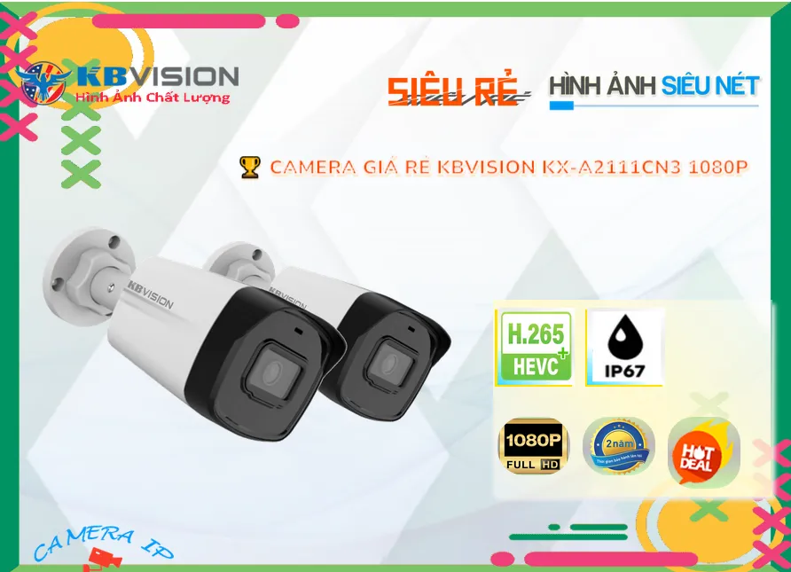KX-A2111CN3 Camera IP Giá Rẻ Ngoài Trời