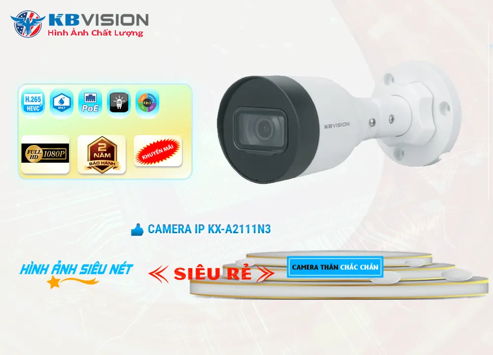 Camera IP Kbvision KX-A2111N3,KX-A2111N3 Giá rẻ,KX A2111N3,Chất Lượng Camera KX-A2111N3 KBvision ,thông số