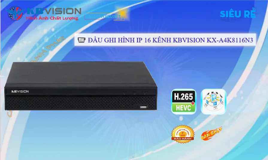 ✅ KX-A4K8116N3 tiết kiệm KBvision