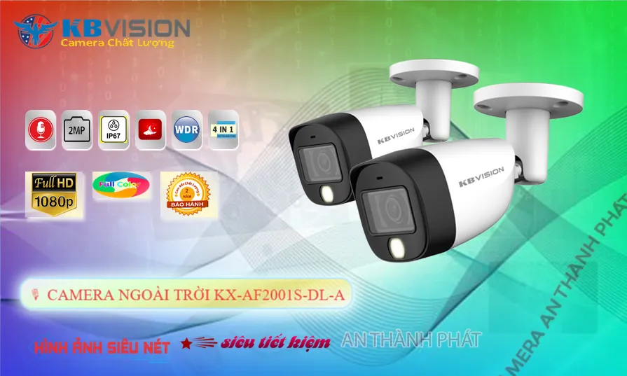 Camera KBvision Thiết kế Đẹp Công Nghệ HD KX-AF2001S-DL-A
