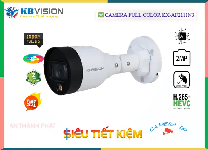 Camera KX-AF2111N3 KBvision Thiết kế Đẹp ✪