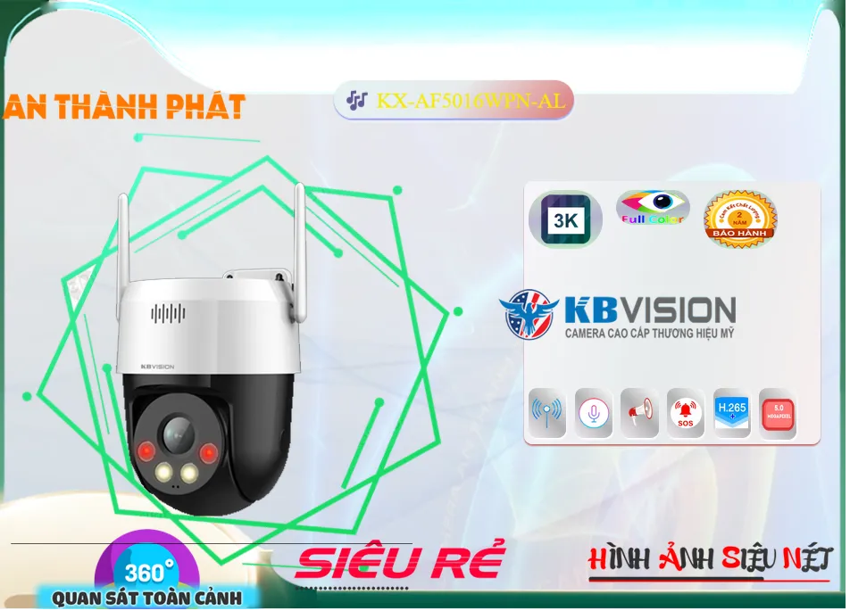 KX-AF5016WPN-AL Camera KBvision Chi phí phù hợp ✅