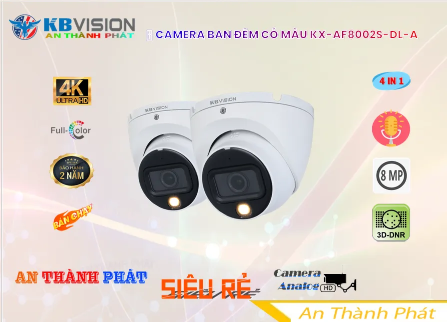 KX-AF8002S-DL-A Camera KBvision Giá rẻ ✲