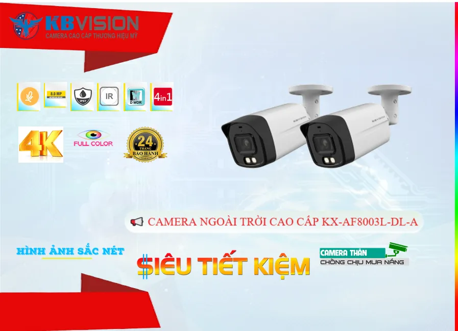KX-AF8003L-DL-A Camera KBvision Đang giảm giá ➠