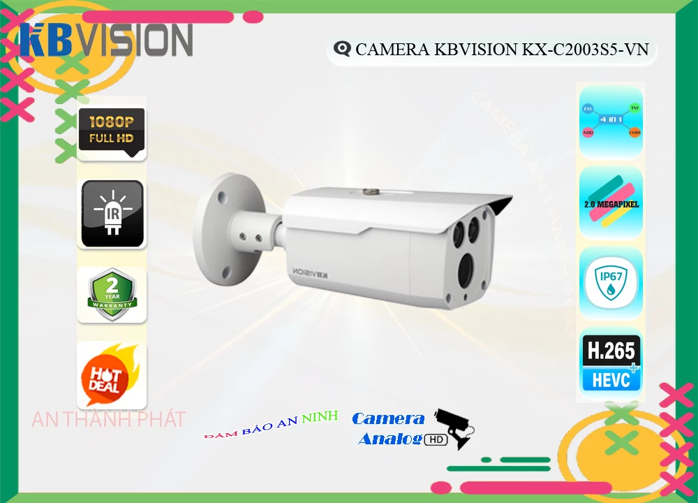 ✪  KX-C2003S5-VN KBvision Với giá cạnh tranh