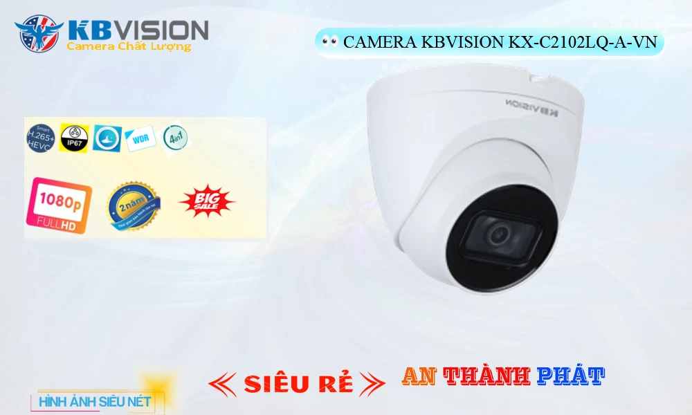 Camera KX-C2102LQ-A-VN KBvision Với giá cạnh tranh
