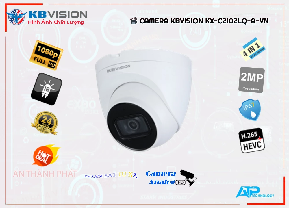 Camera KX-C2102LQ-A-VN KBvision Với giá cạnh tranh