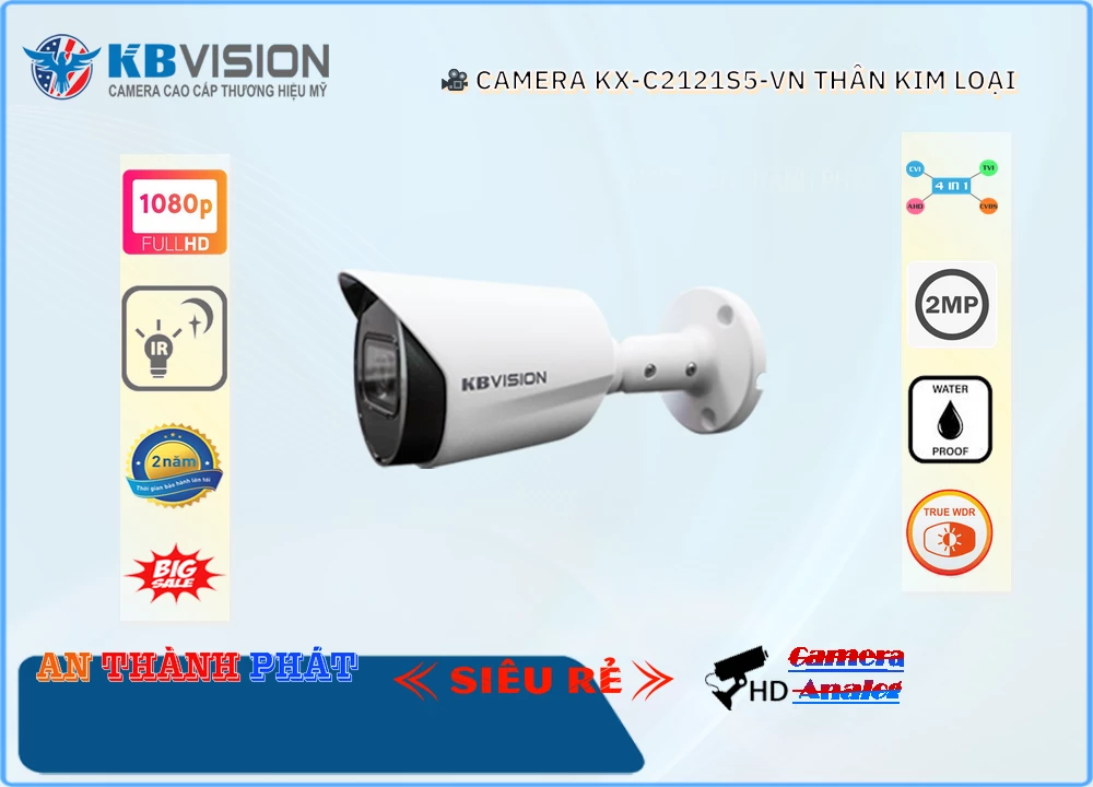 KX C2121S5 VN,Camera KBvision KX-C2121S5-VN,Chất Lượng KX-C2121S5-VN,Giá Công Nghệ HD KX-C2121S5-VN,phân phối